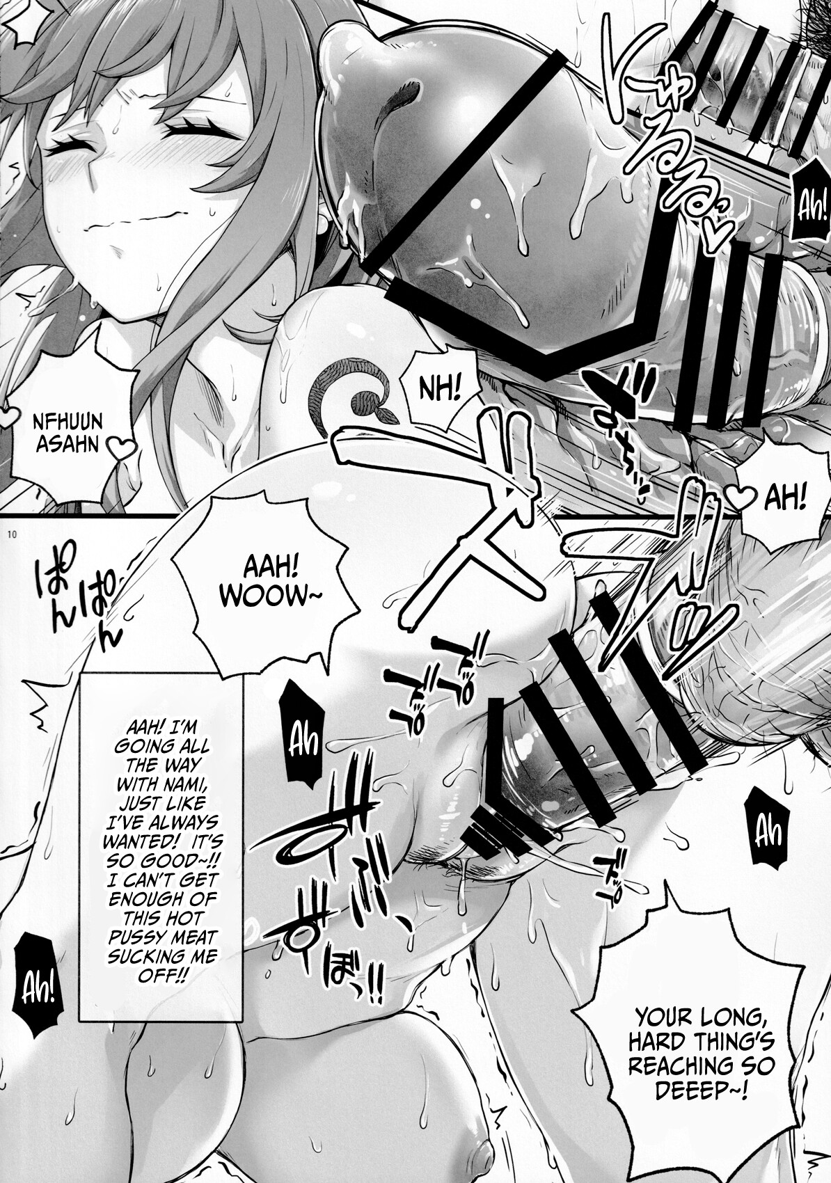 Hentai Manga Comic-Angel's Stroke 159 - The Lewd Bar where You Can Sleep With A Huge-Breasted Nami!!-Read-11